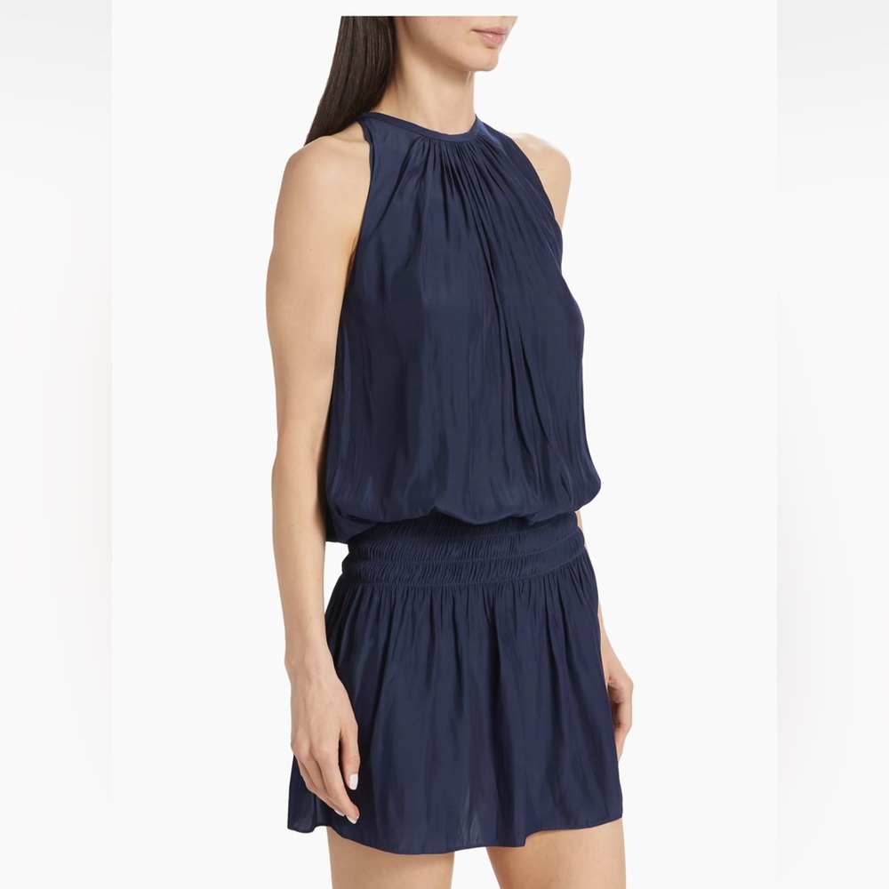 Ramy Brook Paris Sleevless Dress. Color: Navy. Size: Small